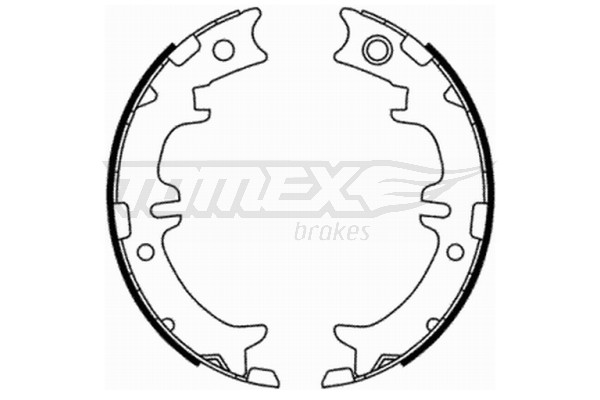 TOMEX Brakes Bremsbackensatz